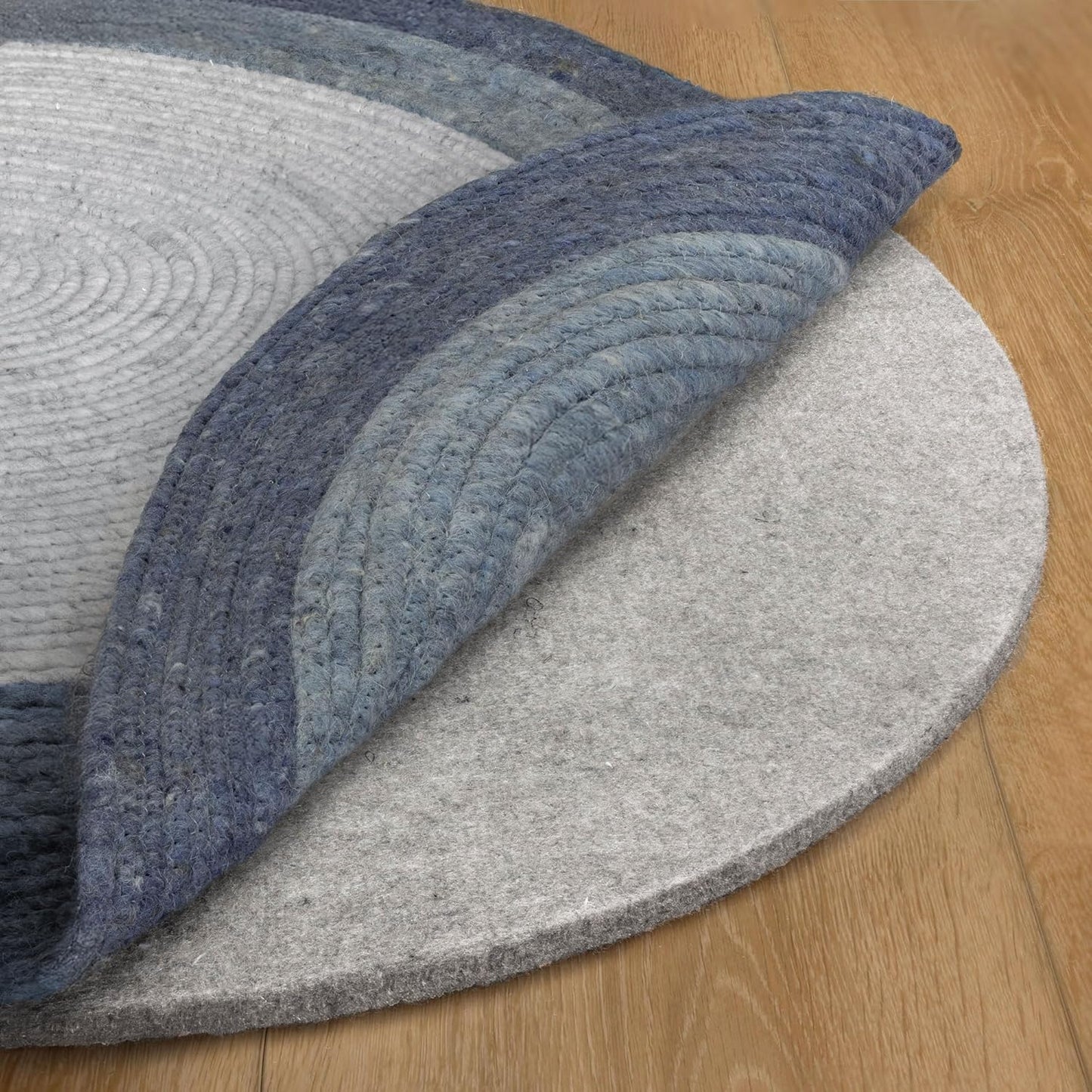 RUGPADUSA - Eco-Plush - 8'x10' - 1/2" Thick - 100% Felt - Luxurious Cushioned Rug Pad - Available in 3 Thicknesses, Many Custom Sizes