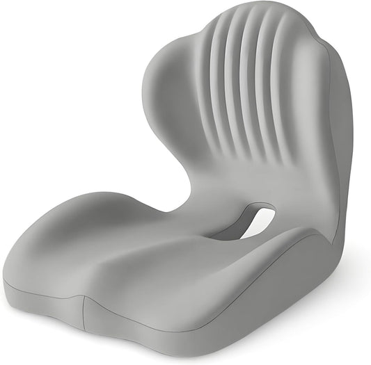 Lotarrotta Ergonomic Seat Cushion with Lumbar Support, Multi - Purpose Orthopedic Seat Pillow for Office Chair, Car, Dining Chair, Truck, Relief for Back, Hip, Leg Pain
