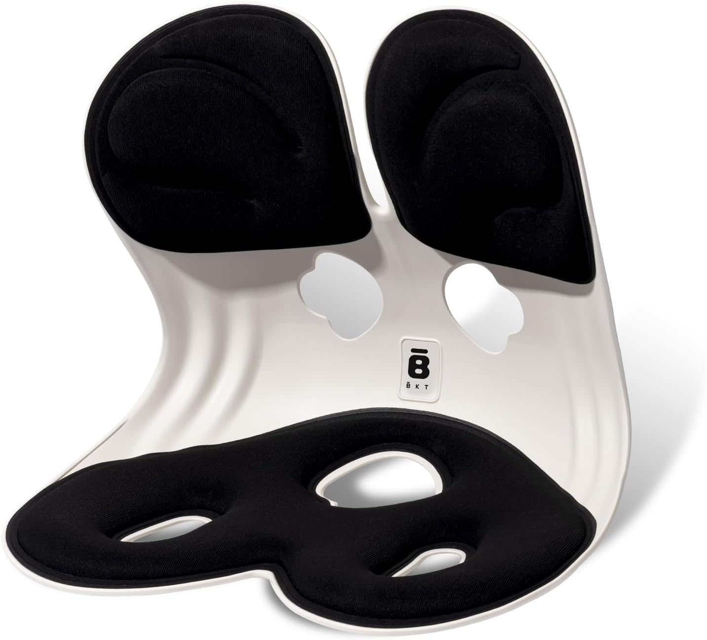 BKT Seat Cushion Chair Ergonomic Office Chair Cushions Lumbar Support for Seat Pillow Ideal for Students Office Workers Nursing Mothers Long Sitting Outdoor Fishing Floor (Grey)