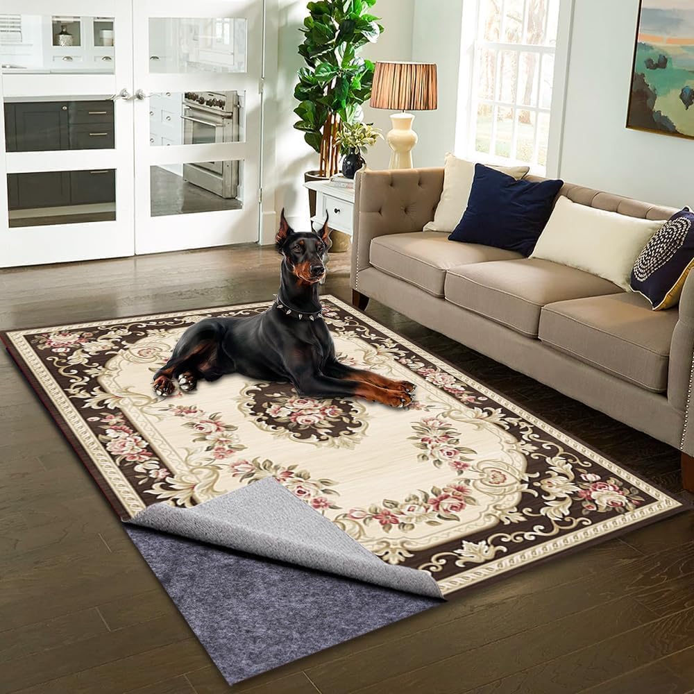 100% Waterproof Non-Slip Rug Pad 10x14 ft for Large Area Rugs Durable Felt Floor Protection pad for All Floors, Suitable for Cutting. Rug Pads Keep Rugs in Place and Provide Cushioning