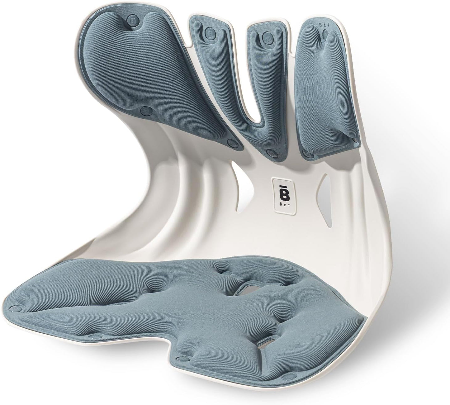 BKT Seat Cushion Chair Ergonomic Office Chair Cushions Lumbar Support for Seat Pillow Ideal for Students Office Workers Nursing Mothers Long Sitting Outdoor Fishing Floor (Grey)