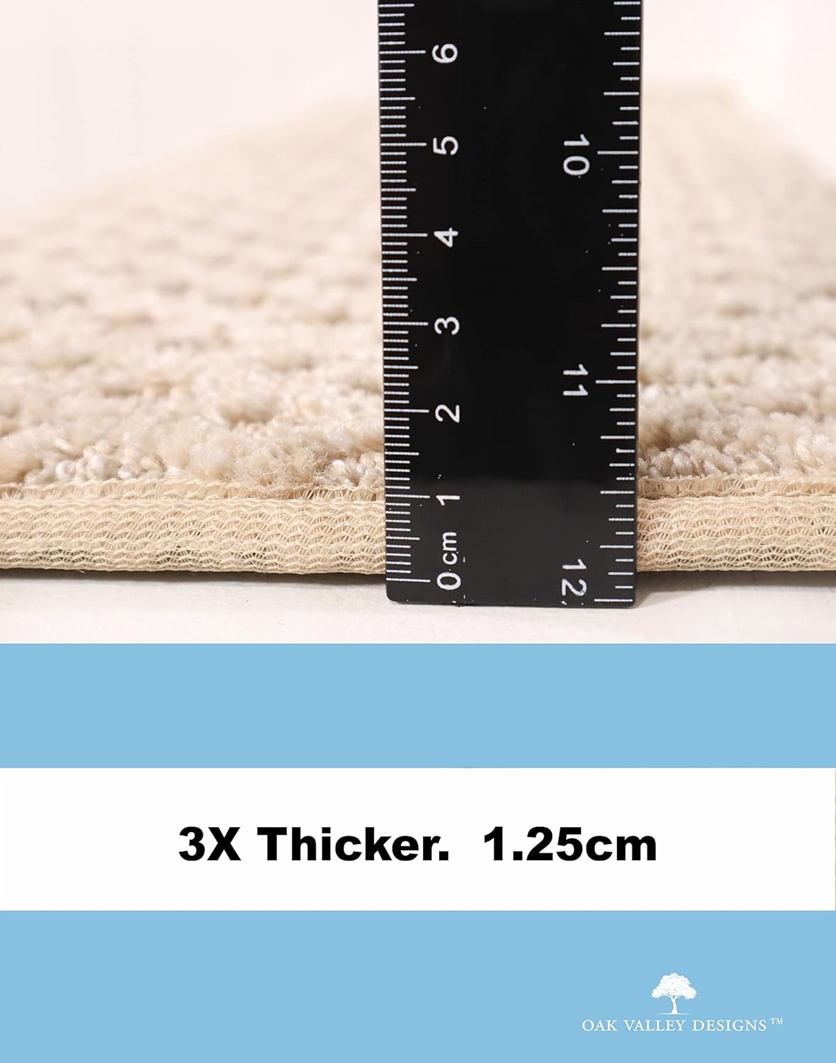 Oak Valley Designs™ Rounded Bullnose Carpet Stair Treads - Anti Slip Indoor Stair Mats for Wooden Stairs, Style: Bayside Charm, Crystal Canyon 27" W X 9.75" D (Set of 4)