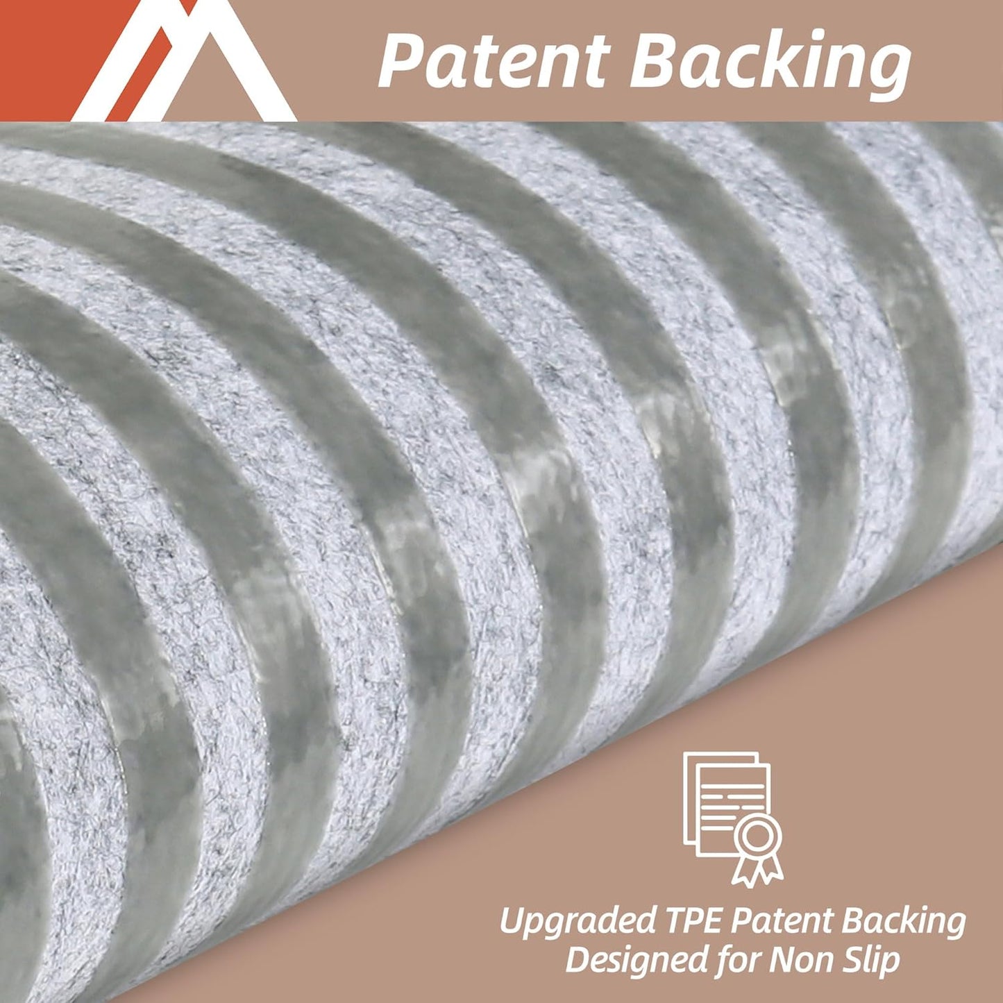 COSY HOMEER Edging Stair Treads Non-Slip Carpet Mat 28inX9in Indoor Stair Runners for Wooden Steps, Edging Stair Rugs for Kids and Dogs, 100% Polyester TPE Backing (15pc, Beige)