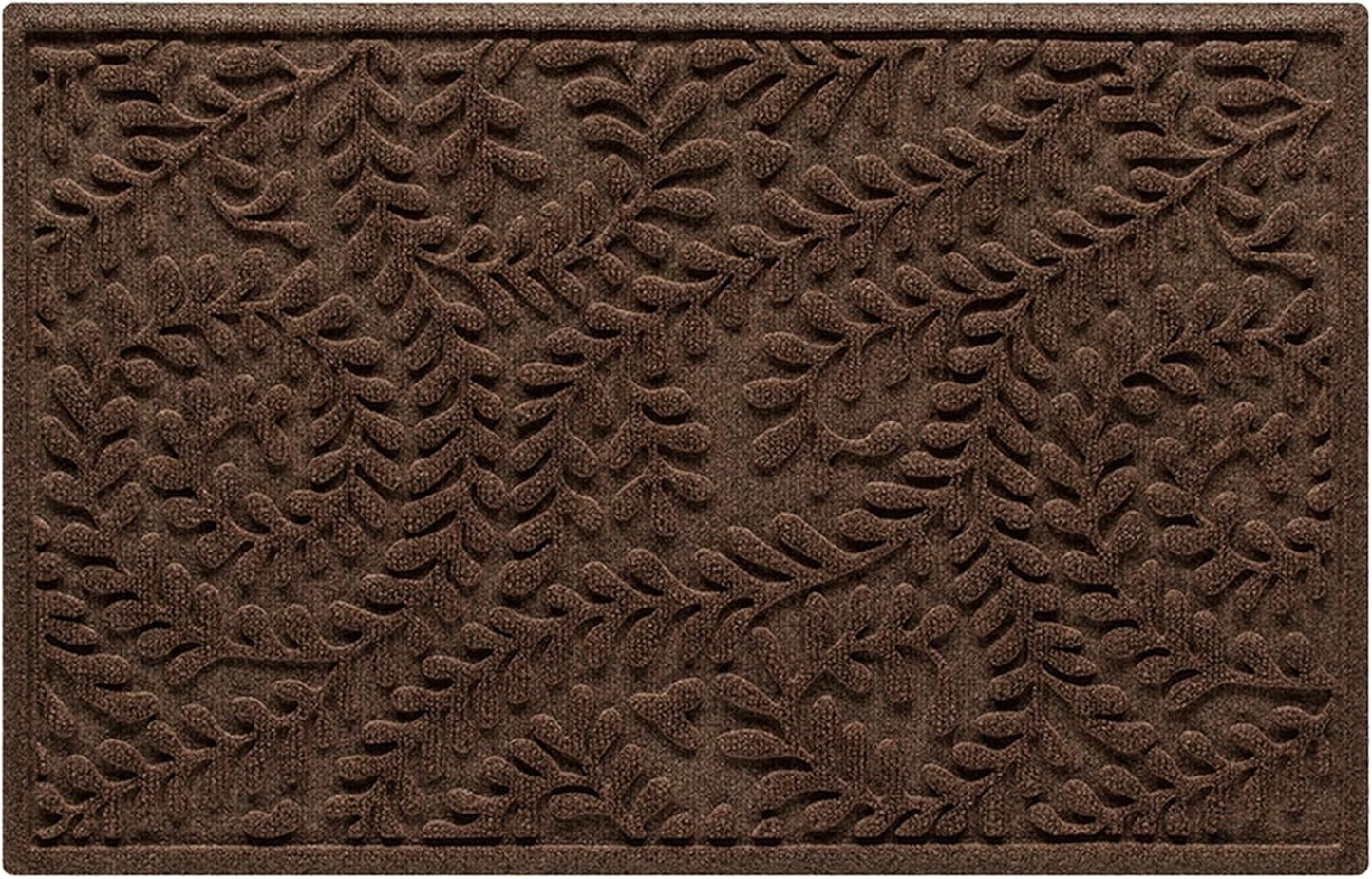 Bungalow Flooring Waterhog Stair Treads (Set of 4) – 8 1/2 x 30 Inches, Durable, Non Slip, Water-Trapping, Indoor/Outdoor Floor Covering, Boxwood Collection – Made in USA, Charcoal