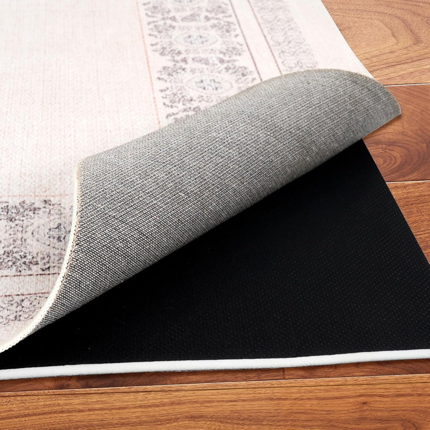 Docred 1/2" Thick Foam Non-Slip Rug Pad,Under Rug Mat, 9x6 Ft Carpet Protector Mats for Under Area Rugs, Cushioned Gripper Pads, Carpet Runners, Hardwood Floors Protection