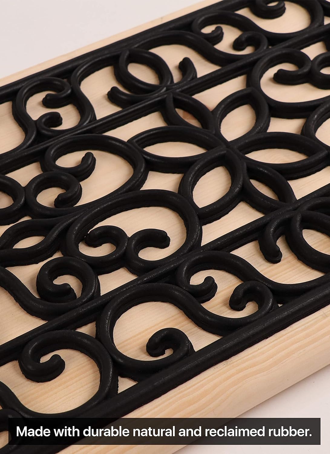 Rubber Stair Treads Non-Slip Outdoor 35”x10” (5-Pack) – Anti-Slip Step Mat