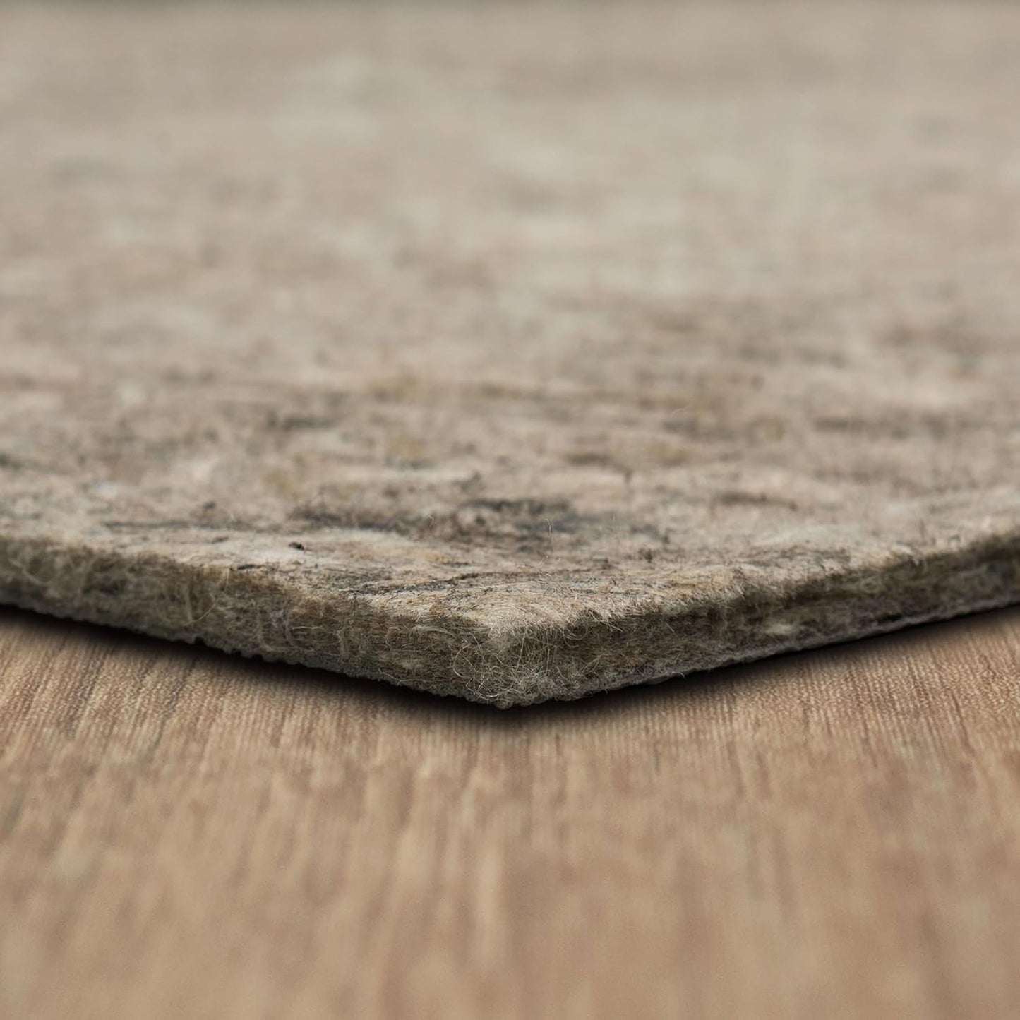 Mohawk Home 8' x 10' Non Slip Rug Pad Gripper 1/4 Thick Dual Surface Felt + Rubber Gripper - Safe for All Floors, Brown