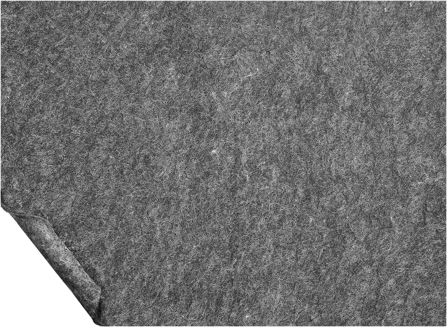 VEVOR - Slip-Resistant Rug Pad - Protective Cushioning Carpet Pad - 8' x 10' - 1/4" Thick - Dual Surface - Polyester Felt + Latex - Gray - 7-8㎡ Area Carpet Padding Rug Cushion Safe for All Floors