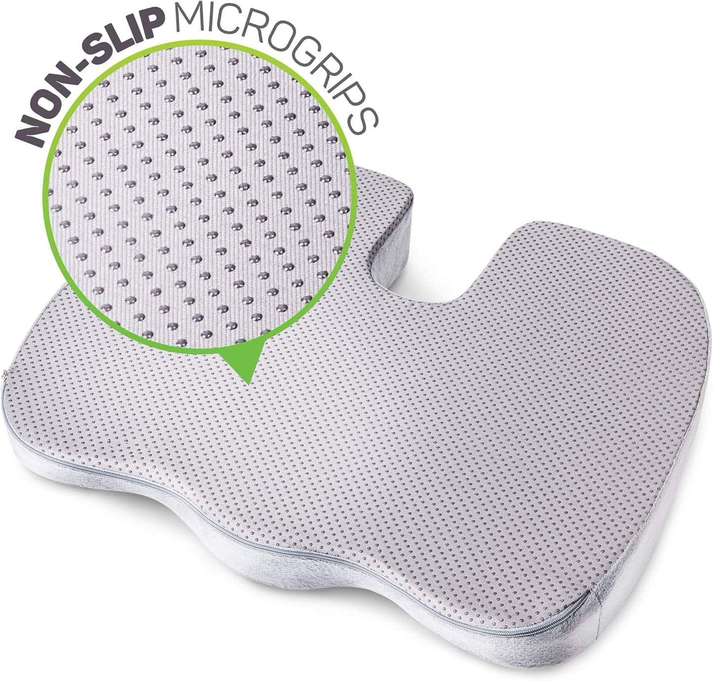 Seat Cushion for Desk Chair - Back Pain, Tailbone Relief, Coccyx, Butt, Hip Support - Ergonomic Office Chair Sciatica Car Pillow