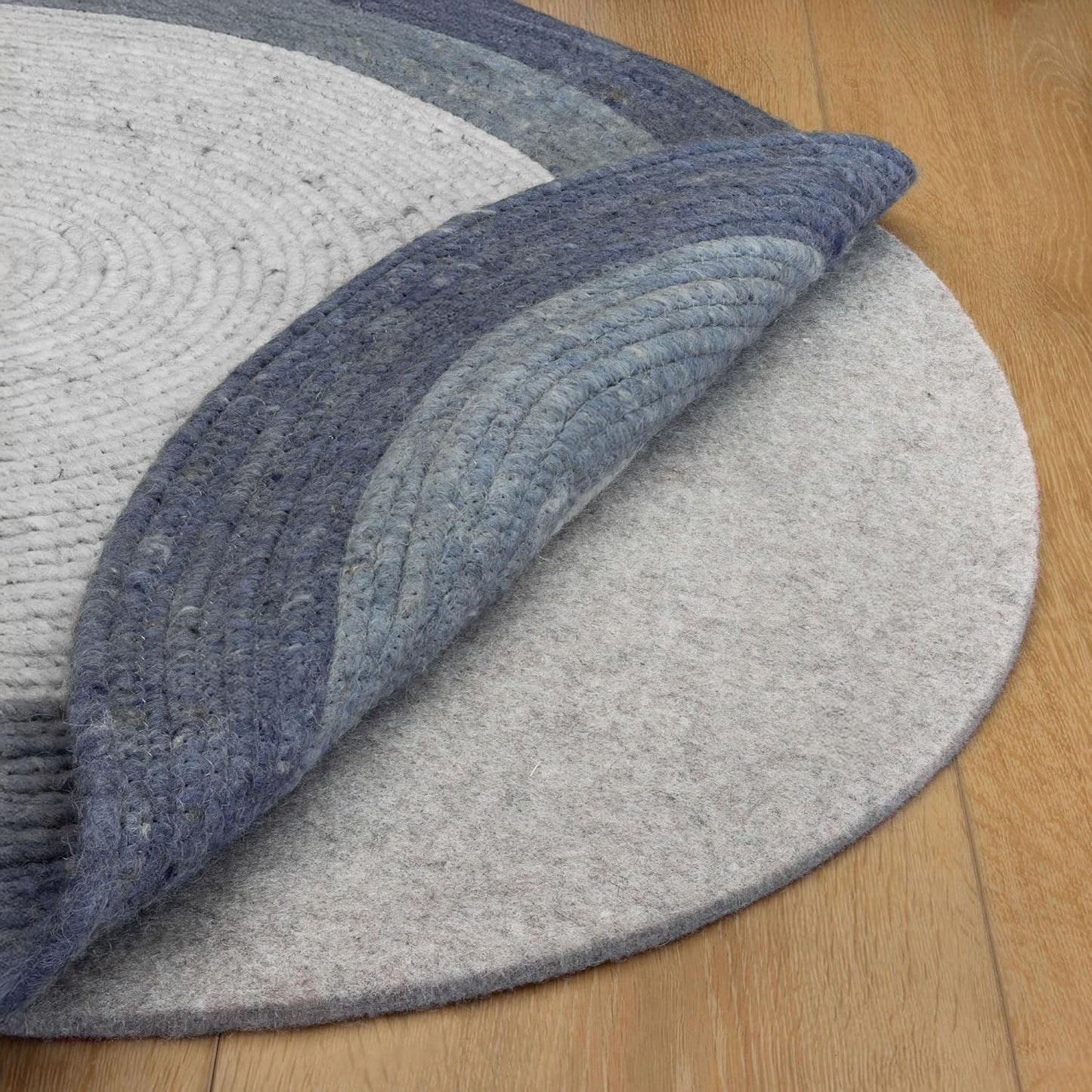 RUGPADUSA - Eco-Plush - 8'x10' - 1/2" Thick - 100% Felt - Luxurious Cushioned Rug Pad - Available in 3 Thicknesses, Many Custom Sizes